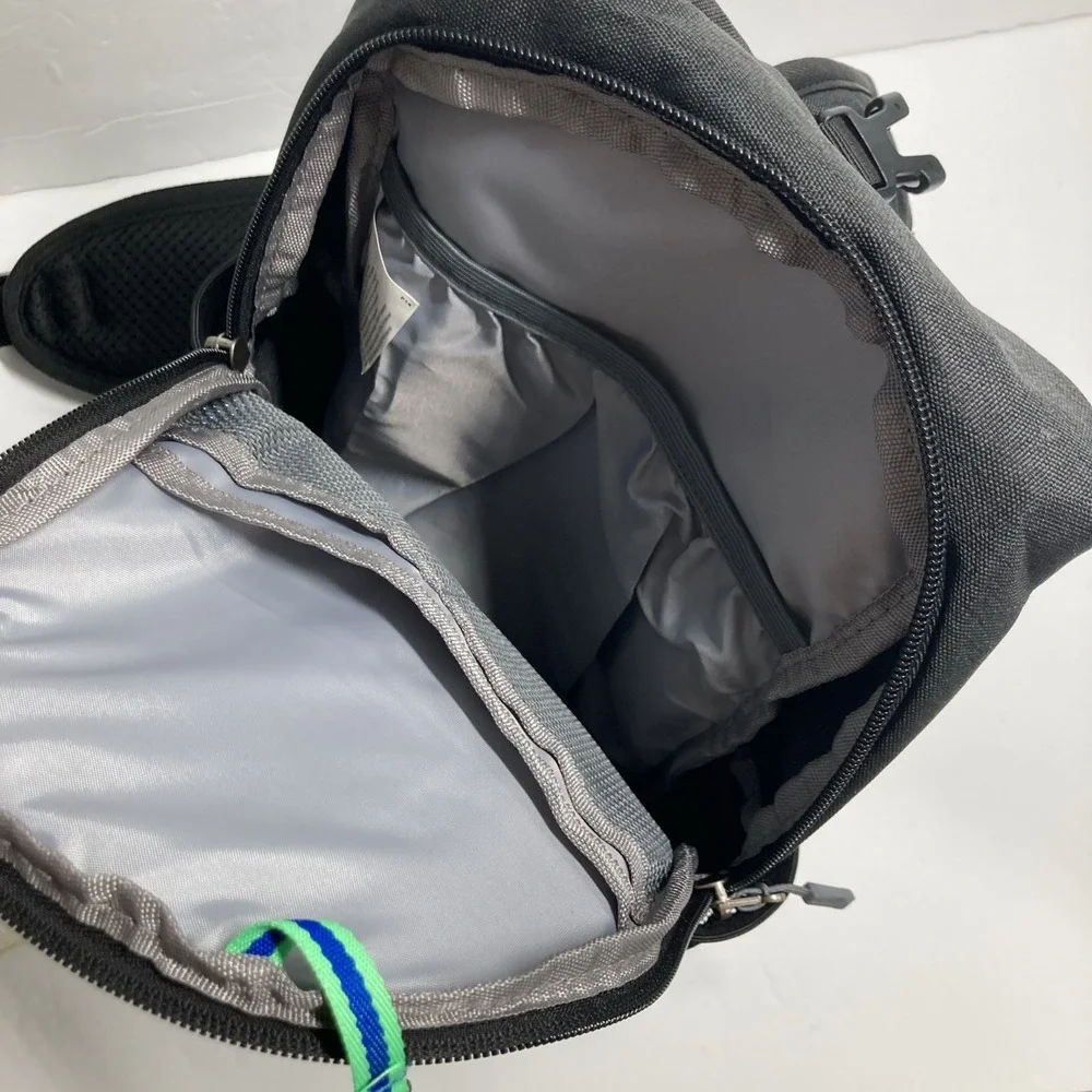 WATERFLY Sling Bag Chest Pack Crossbody Backpack for Women Men Travel Hiking